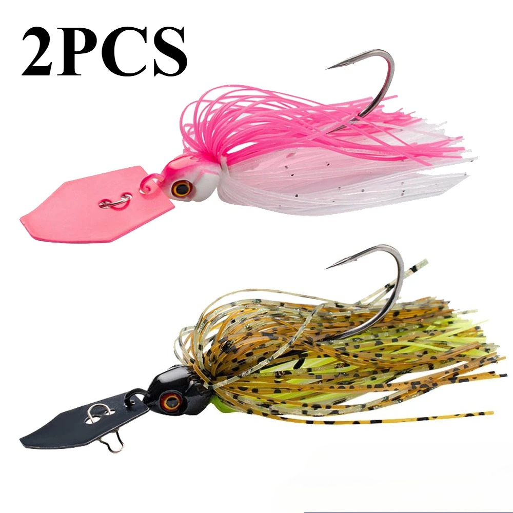 Fishing Lure Blade Bait - 2개입 스피너베이트 7g/9g/12g/14g/21g 낚시 루어 키트