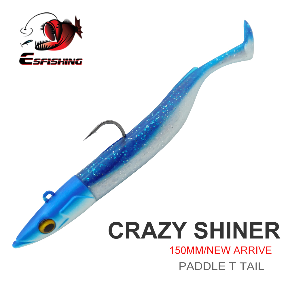 Fishing Lure Soft Plastic - ESFISHING 부드러운 낚시용 루어, 크레이지 패들