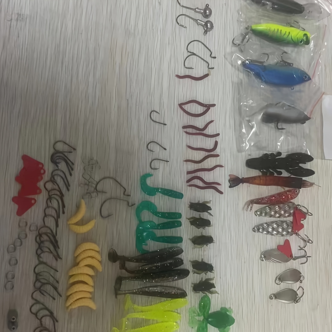 133개 프리미엄 낚시 미끼 세트, 낚시 장비 및 용품 - Fishing Lure Accessories 리뷰 및 가격