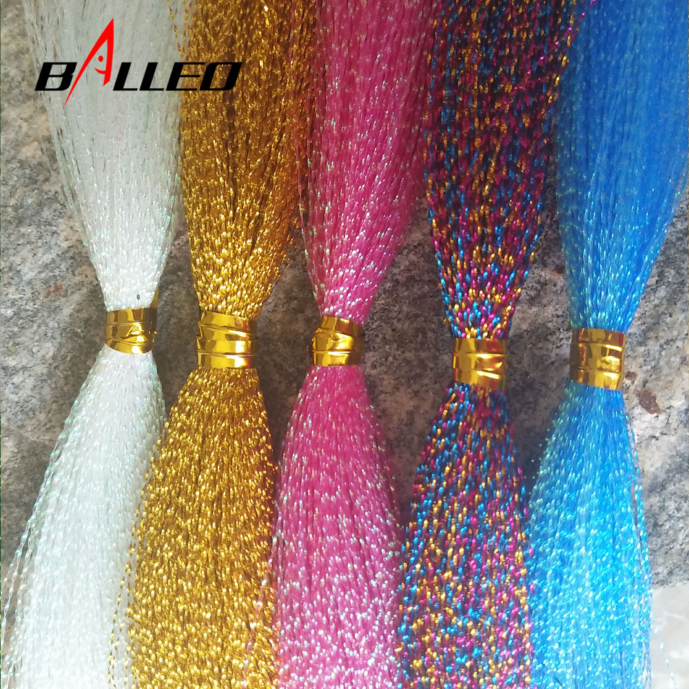 5 팩/낚시 묶는 크리스탈 트위스트 Flashabou  - Fishing Lure Spoon 리뷰 및 가격