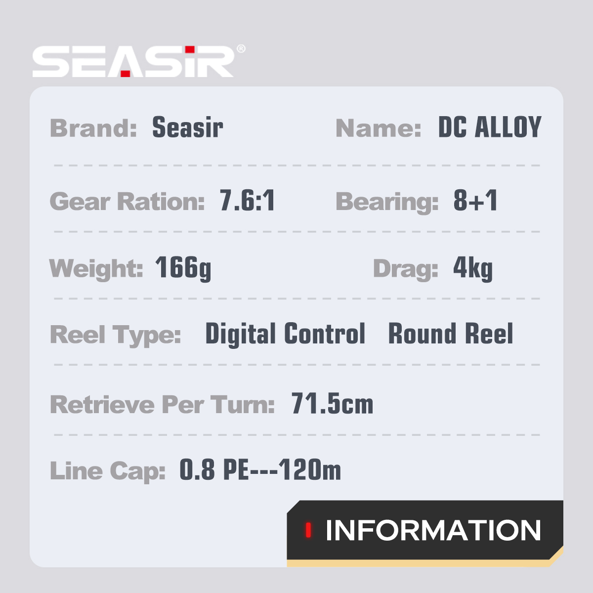 SEASIR DC 알로이 풀 메탈 라운드 릴, DC 드 - Abu Garcia Reel Max 리뷰 및 가격