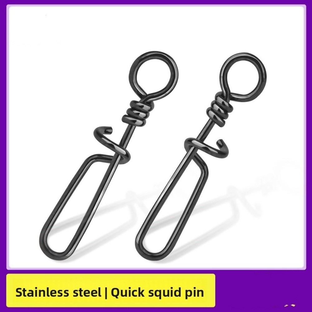 50pcs 팩 스테인레스 스틸 코스트록 스냅 퀵 체인지 - Fishing Lure Accessories 리뷰 및 가격