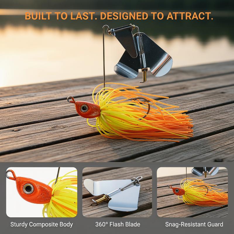 어떤 계절에도 사용할 수 있는 인조 미끼, 바스 웨드리 - Fishing Lure Spinnerbait 리뷰 및 가격