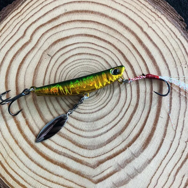 금속 지그 스푼 낚시 루어, 쇼어 캐스팅 마이크로 지그 - Fishing Lure Buzzbait 리뷰 및 가격